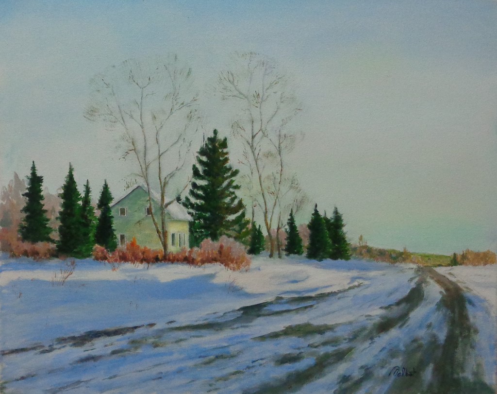Peinture paysage du Québec