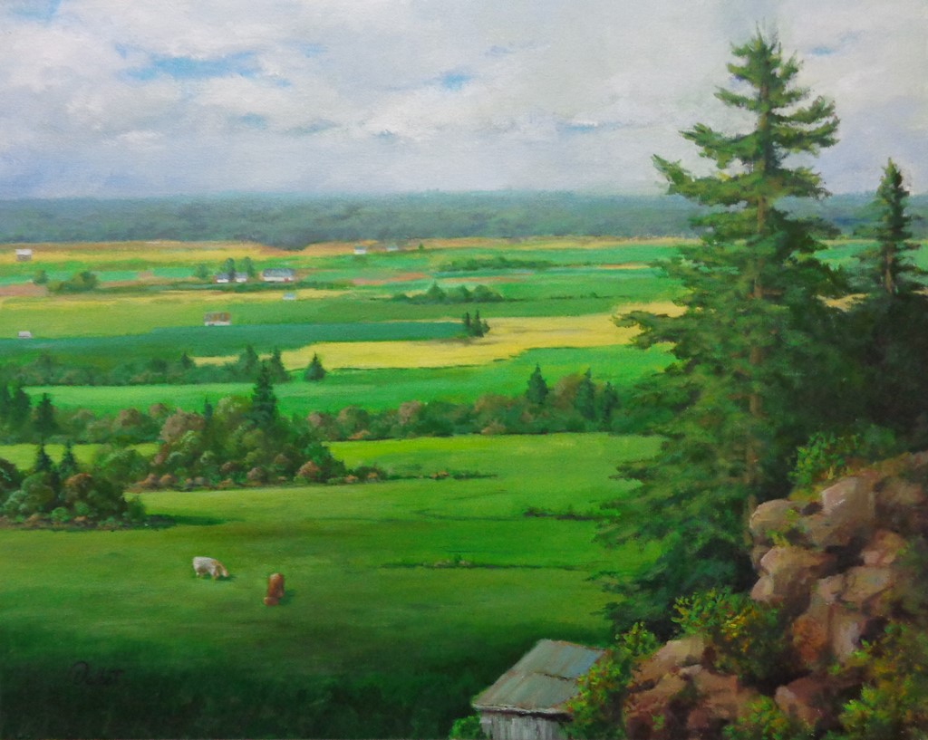 Peinture paysage du Québec