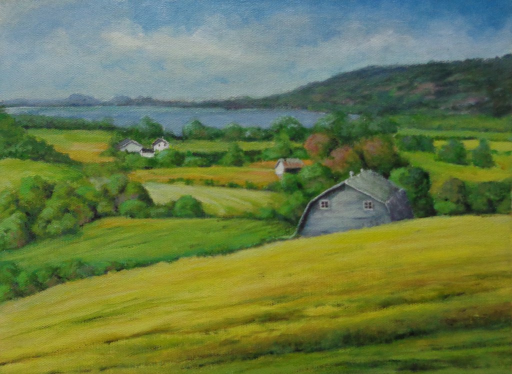 Peinture paysage du Québec