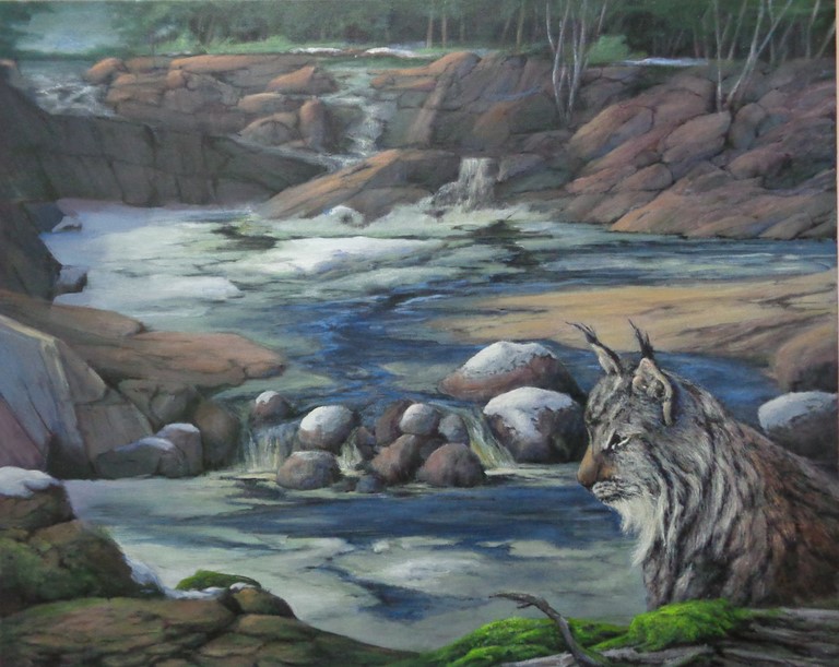 Peinture paysage du Québec
