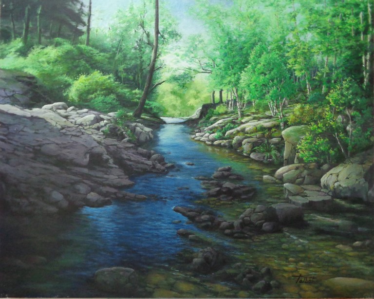 Peinture paysage du Québec