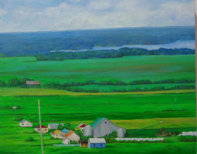 Peinture paysage du Québec