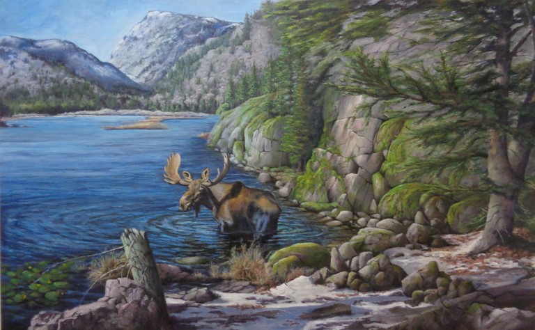 Peinture paysage du Québec
