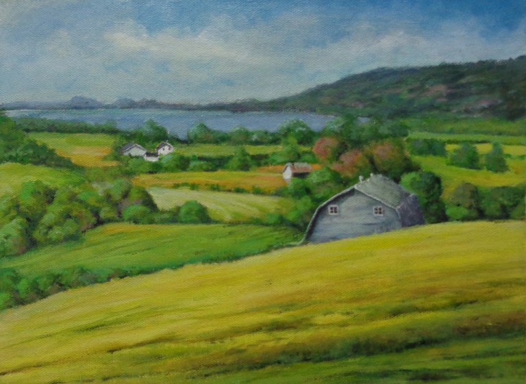 Peinture paysage du Québec