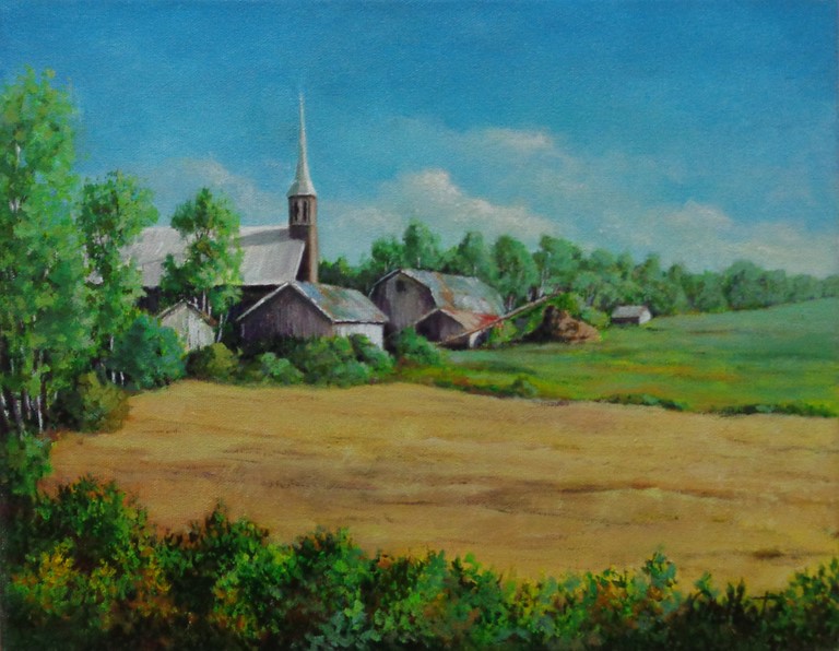 Peinture paysage du Québec